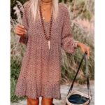Printed Mini Dress - Image 2