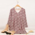 Printed Mini Dress - Image 4