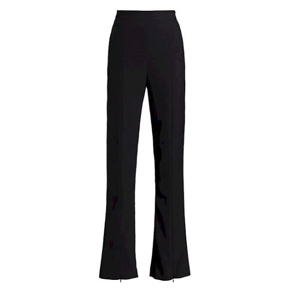 imgi_2_4ed58d0afb052857953cd8805d6a63f2.jpg Black High-Waisted Split Hem Flare Pants - Image 1
